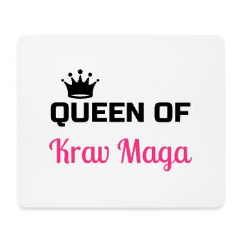 Krav Maga / Krav-Maga / Fight / Martial Art - Mousepad (Querformat) - Weiß - Vorne