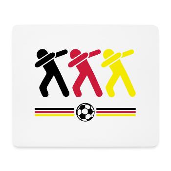 dabbing deutschland fussball - Mousepad (Querformat) - Weiß - Vorne
