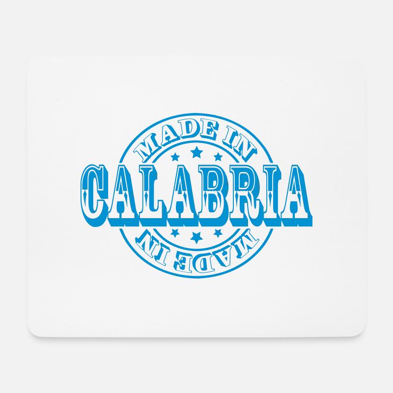 Made in Calabria m1k2 - Mousepad (Querformat) - Weiß