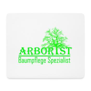 Arborist Baumpflege Spezialist - Mousepad (Querformat) - Weiß - Vorne