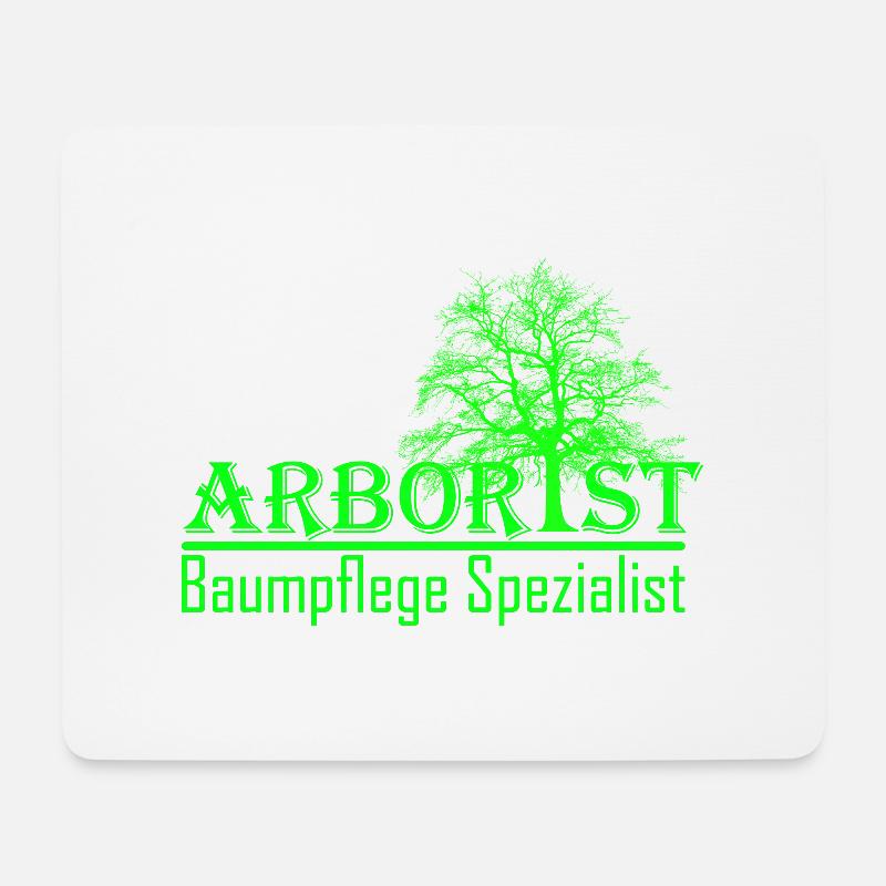 Arborist Baumpflege Spezialist - Mousepad (Querformat) - Weiß