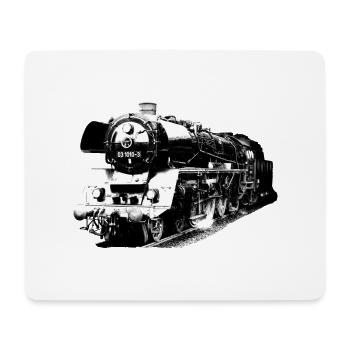 Locomotive à vapeur 03 1010 - Tapis de souris (format paysage) - blanc - Devant