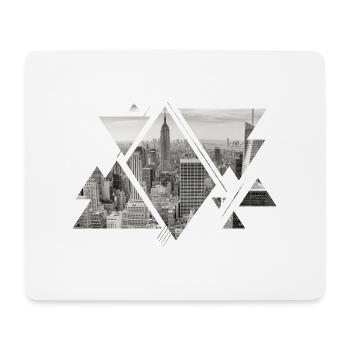 New York City NYC USA America Skyline City - Mouse Pad (horizontal) - white - Front