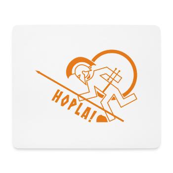 Oups! - Hoplite trébuchant - Tapis de souris (format paysage) - blanc - Devant