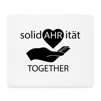 We Ahr Together - solidAHRität - Mousepad (Querformat) - Weiß - Vorne