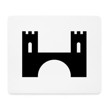 Brücke - Mousepad (Querformat) - Weiß - Vorne