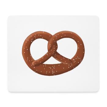 Pretzel Motif - Mouse Pad (horizontal) - white - Front