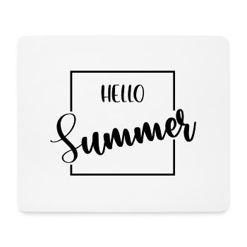 Hallo Sommer - Mousepad (Querformat) - Weiß - Vorne