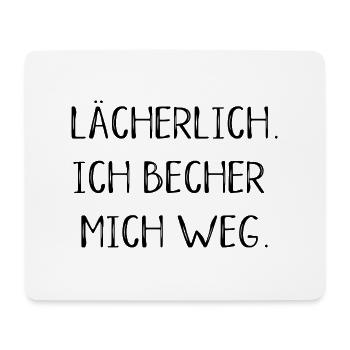 Party feiern Festival bechern saufen Alkohol - Mousepad (Querformat) - Weiß - Vorne