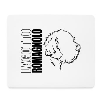 LAGOTTO ROMAGNOLO Profil Chiens Wilsigns - Tapis de souris (format paysage) - blanc - Devant