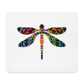 Libellule - Tapis de souris (format paysage) - blanc - Devant