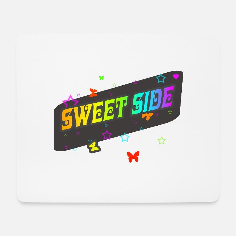 The Sweet Side - Butterfly Print - Mouse Pad (horizontal) - white
