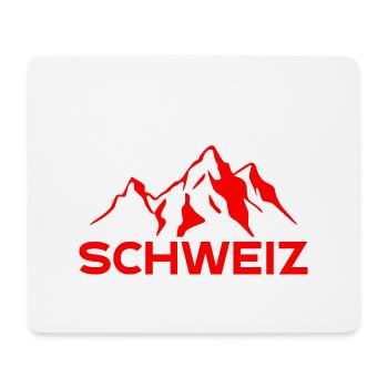 Swiss Mountains - Mouse Pad (horizontal) - white - Front