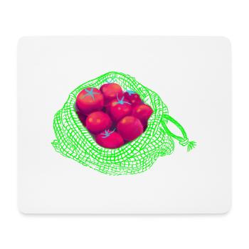 Tomato Bag - Mouse Pad (horizontal) - white - Front