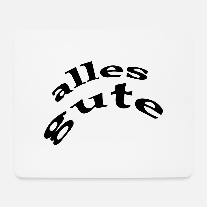 all good - Mouse Pad (horizontal) - white