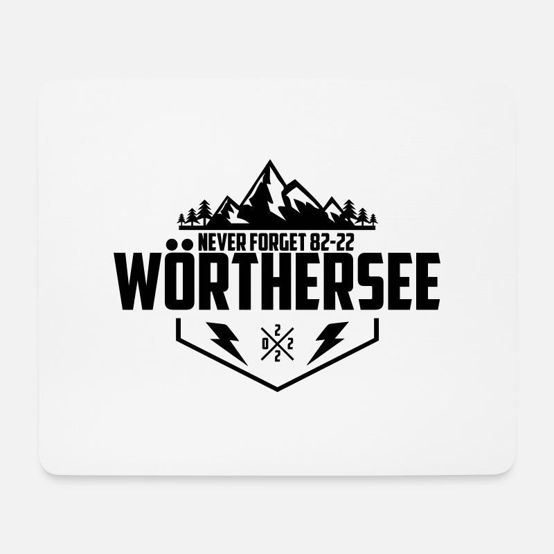 wörthersee never forget - Mousepad (Querformat) - Weiß