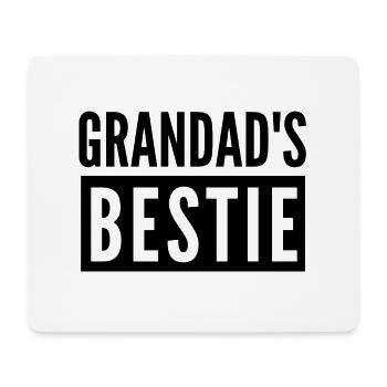 OPA'S BESTIE - Mousepad (Querformat) - Weiß - Vorne