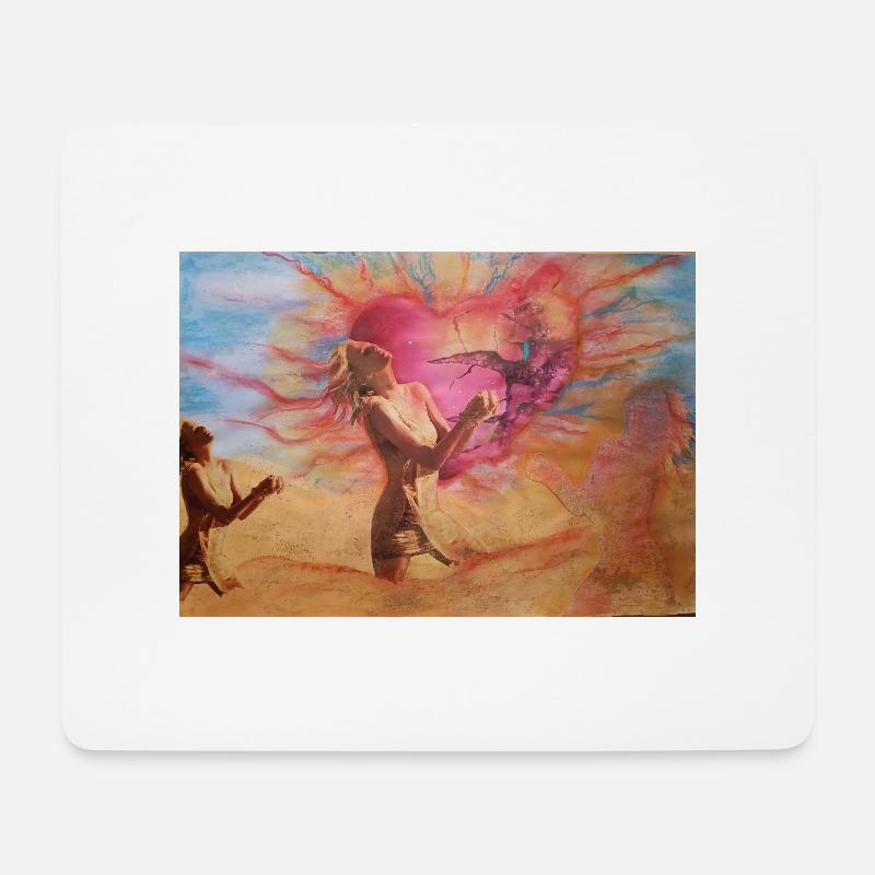 Sommer - Mousepad (Querformat) - Weiß