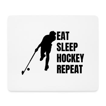 Feldhockey Hockeyspieler Hockey Unihockey Geschenk - Mousepad (Querformat) - Weiß - Vorne