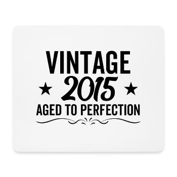 Jahrgang 2015 perfekt gealtert - Mousepad (Querformat) - Weiß - Vorne