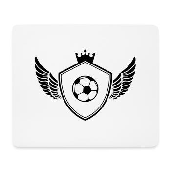 Armoiries de football - Tapis de souris (format paysage) - blanc - Devant
