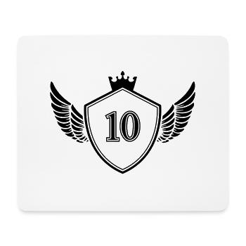 wappen 10 - Mousepad (Querformat) - Weiß - Vorne