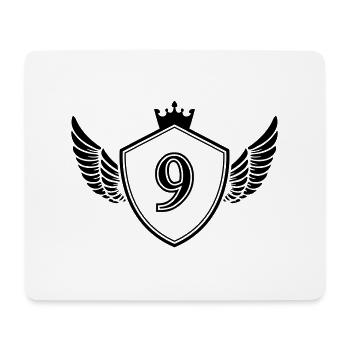 wappen 9 - Mousepad (Querformat) - Weiß - Vorne