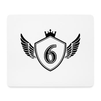 Armoiries 6 - Tapis de souris (format paysage) - blanc - Devant