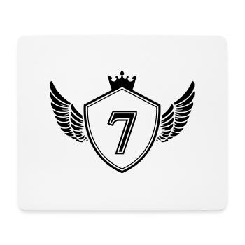 wappen 7 - Mousepad (Querformat) - Weiß - Vorne