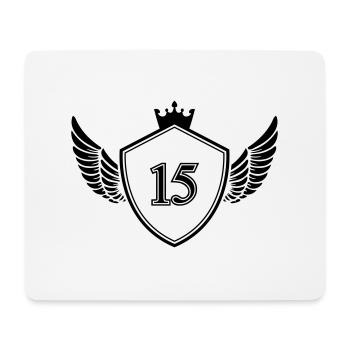 Coat of arms 15 - Mouse Pad (horizontal) - white - Front