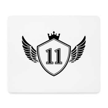 wappen 11 - Mousepad (Querformat) - Weiß - Vorne