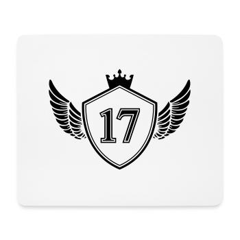 wappen 17 - Mousepad (Querformat) - Weiß - Vorne