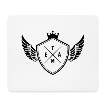 wappen team - Mousepad (Querformat) - Weiß - Vorne