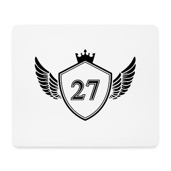 Armoiries 27 - Tapis de souris (format paysage) - blanc - Devant