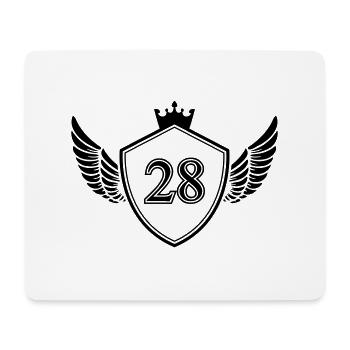 wappen 28 - Mousepad (Querformat) - Weiß - Vorne