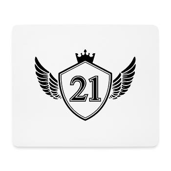 wappen 21 - Mousepad (Querformat) - Weiß - Vorne