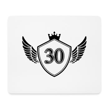 wappen 30 - Mousepad (Querformat) - Weiß - Vorne