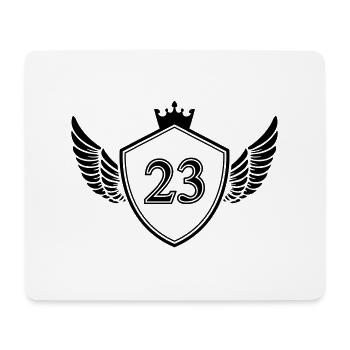 Armoiries 23 - Tapis de souris (format paysage) - blanc - Devant