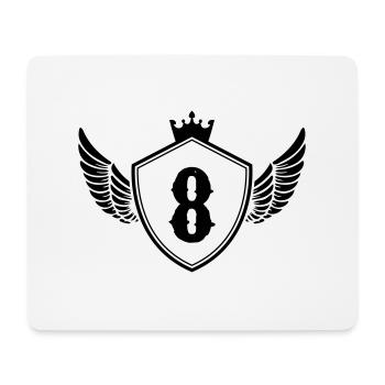 Coat of arms 8 - Mouse Pad (horizontal) - white - Front