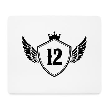 wappen 12 - Mousepad (Querformat) - Weiß - Vorne