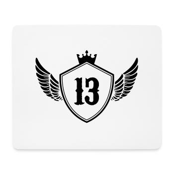 wappen 13 - Mousepad (Querformat) - Weiß - Vorne