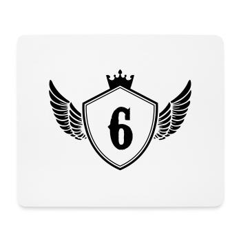 wappen 6 - Mousepad (Querformat) - Weiß - Vorne
