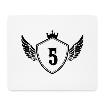 wappen 5 - Mousepad (Querformat) - Weiß - Vorne