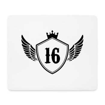 wappen 16 - Mousepad (Querformat) - Weiß - Vorne
