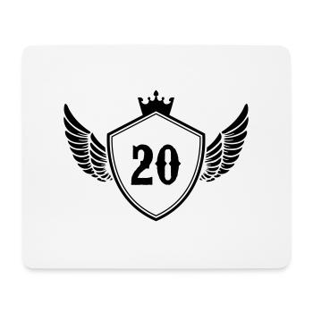 wappen 20 - Mousepad (Querformat) - Weiß - Vorne