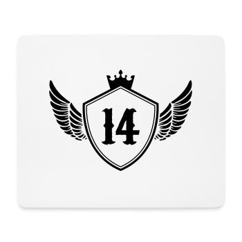 wappen 14 - Mousepad (Querformat) - Weiß - Vorne