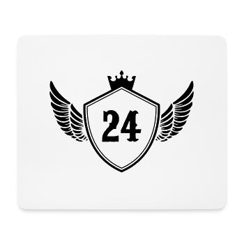 wappen 24 - Mousepad (Querformat) - Weiß - Vorne