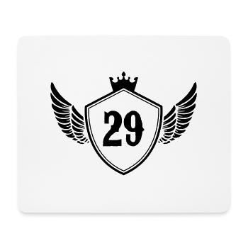 Coat of arms 29 - Mouse Pad (horizontal) - white - Front