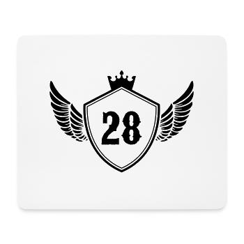 wappen 28 - Mousepad (Querformat) - Weiß - Vorne