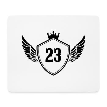 Armoiries 23 - Tapis de souris (format paysage) - blanc - Devant